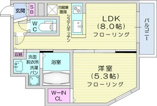 クラッセ北大前の物件間取画像